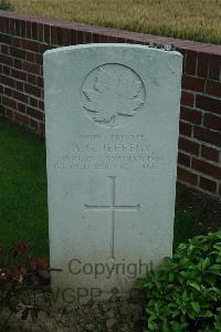 Canada Cemetery Tilloy Les Cambrai - Jeffery, A G